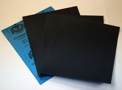 9" x 51/2"  grit 120 waterproof professional quality Silicon Carbide paper sheets w/Hook-on