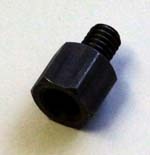 12mm-1.75 female to 5/16"-18 male adapter