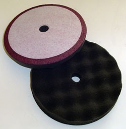 8" dia Premium Very Soft Waffle Foam Pad with Hook-on (2/Unit)
